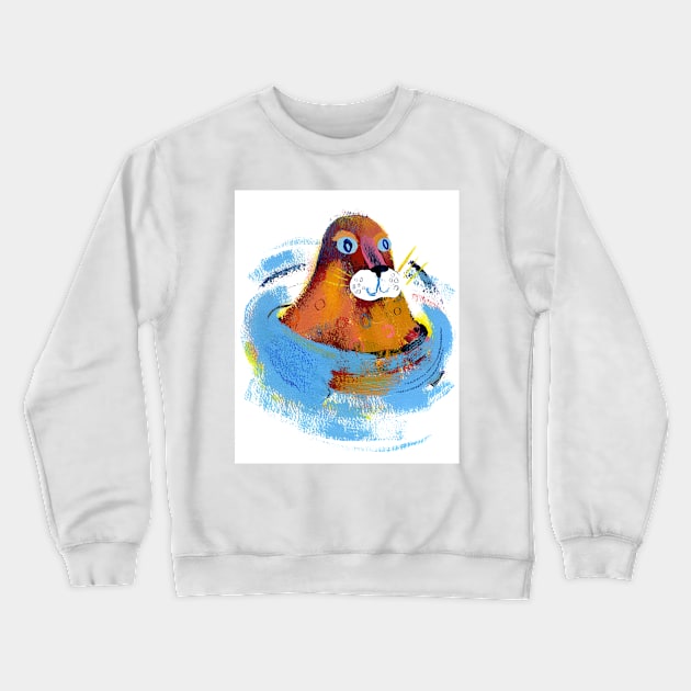 Seal Crewneck Sweatshirt by OllieLett